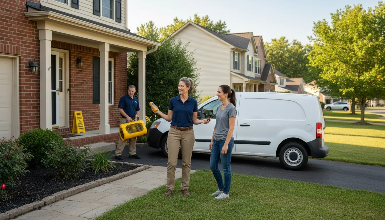 Water restoration image for Water Damage & Restoration Services in Speedwell, TN